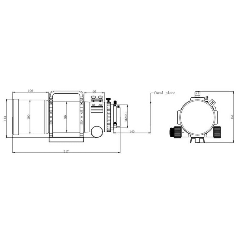 Askar FRA400 72/400 • Refractor Apocromático Quintuplet