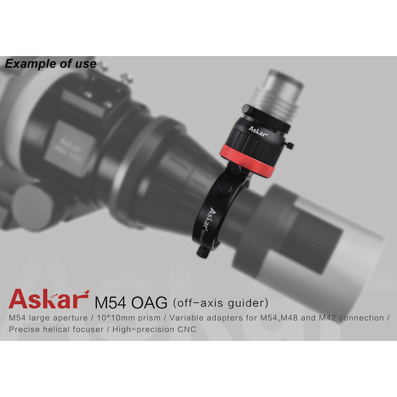 Askar Off-Axis Guider • OAG T2/M48/M54 para Astrofotografía