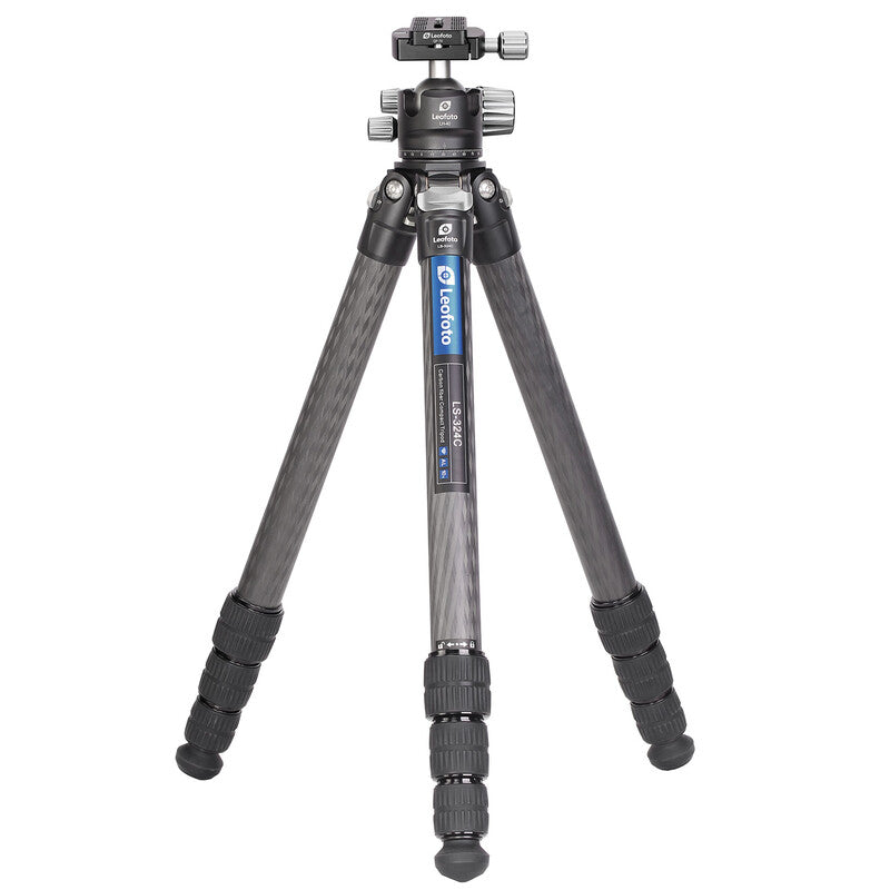 Leofoto LS-324C Ranger + Ballhead LH-40 – Trípode de carbono profesional para telescopios y cámaras