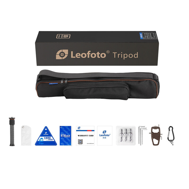 Leofoto LS-324C Ranger + Ballhead LH-40 – Trípode de carbono profesional para telescopios y cámaras