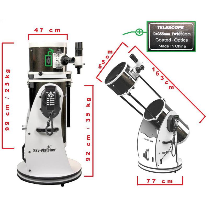 Skywatcher Skyliner 355P FlexTube GoTo • Dobson 355/1600 mm