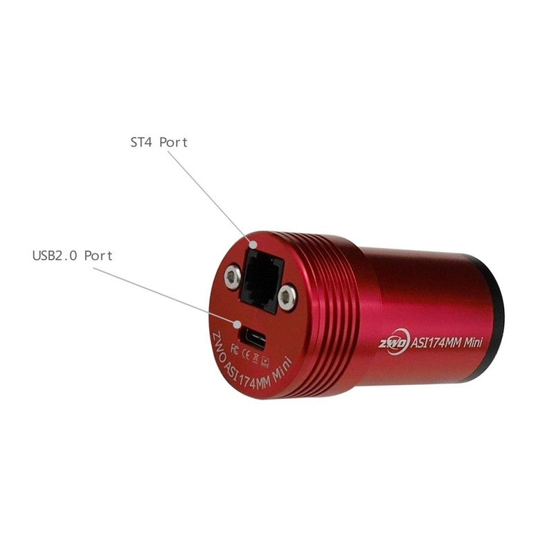 ZWO ASI 174MM Mini Mono • Cámara de Autoguiado y Solar