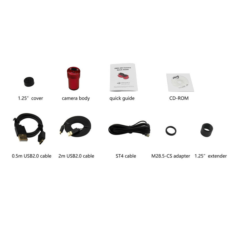 ZWO ASI 174MM Mini Mono • Cámara de Autoguiado y Solar