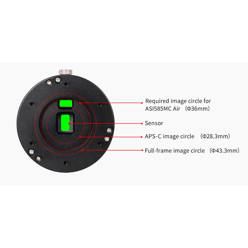 ZWO ASI 585MC-Air Color • Cámara Astronómica Compacta WiFi