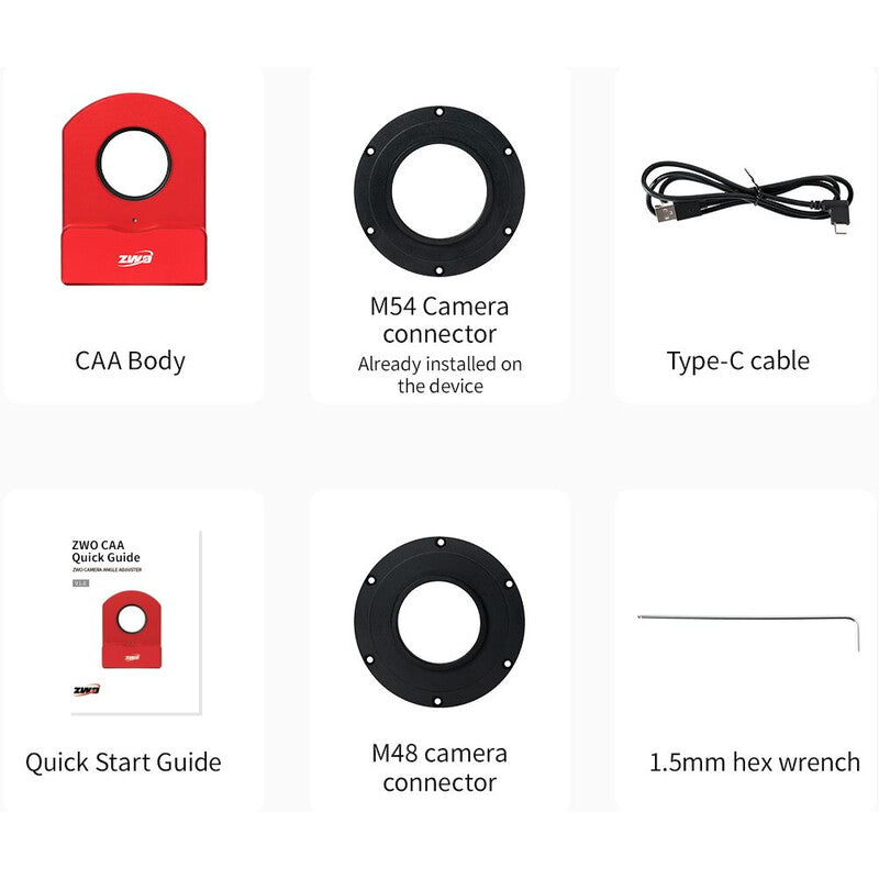 ZWO Rotator CAA • Camera Angle Adjuster para Astrofotografía
