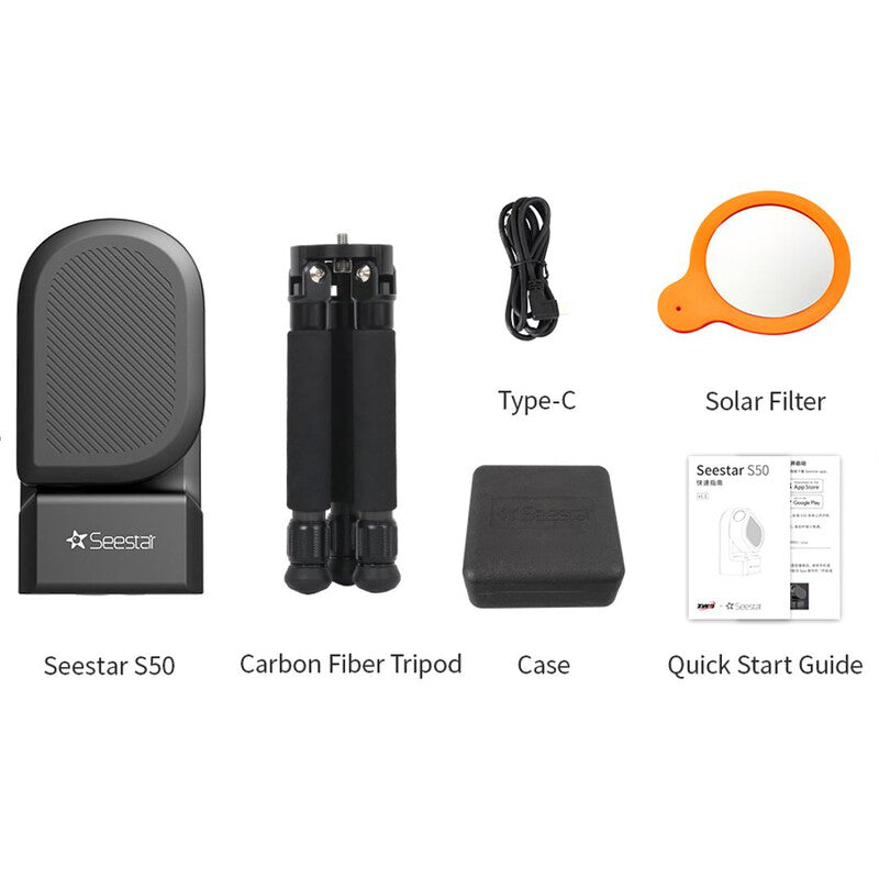 ZWO Seestar S50 • Telescopio Inteligente Portátil WiFi