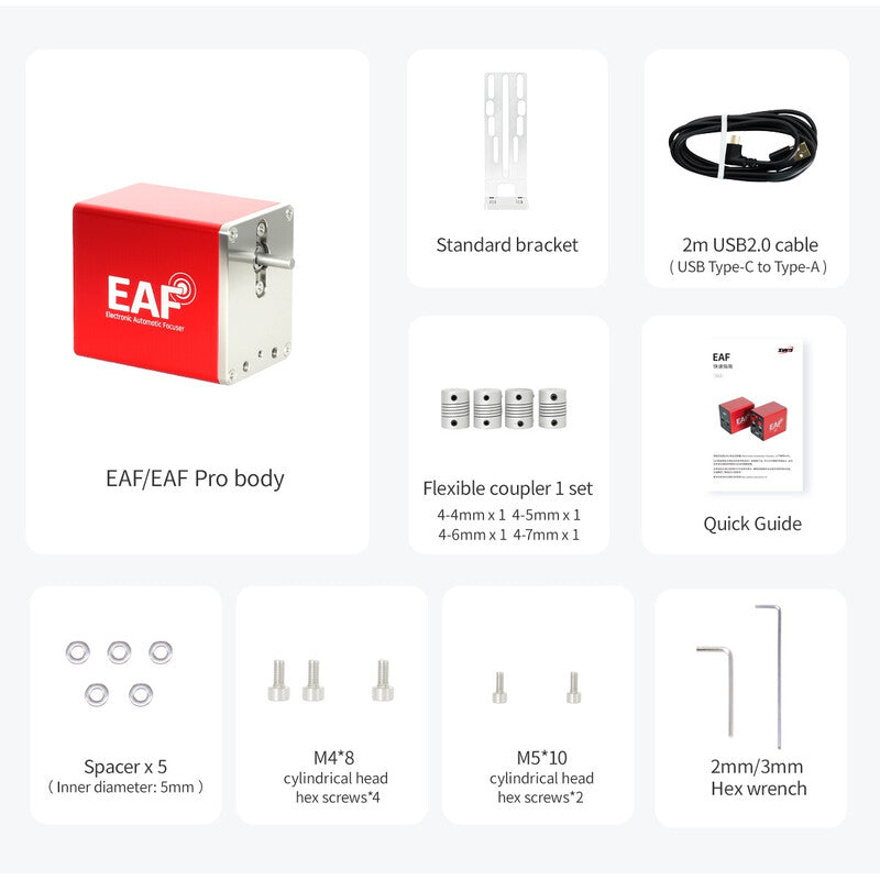 ZWO EAF Pro • Enfocador Automático Electrónico para Astrofotografía