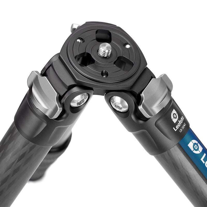 Leofoto LS-324C Ranger + Ballhead LH-40 – Trípode de carbono profesional para telescopios y cámaras