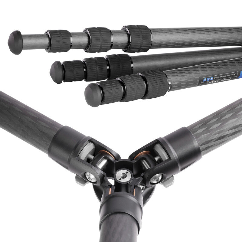 Leofoto LS-324C Ranger + Ballhead LH-40 – Trípode de carbono profesional para telescopios y cámaras