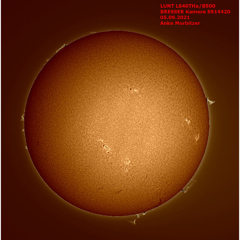 Lunt LS40T Ha B500 • Telescopio Solar H-alfa 40/400