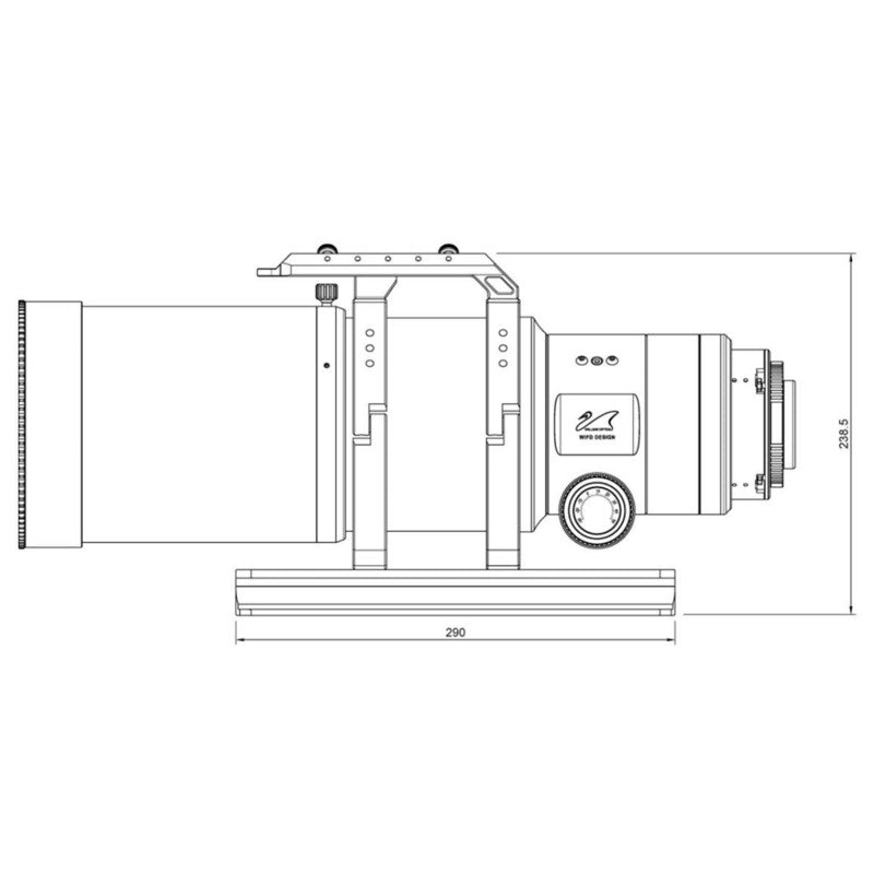 AP 108/518 UltraCat WIFD • Refractor Apocromático de Alta Precisión para Astrofotografía