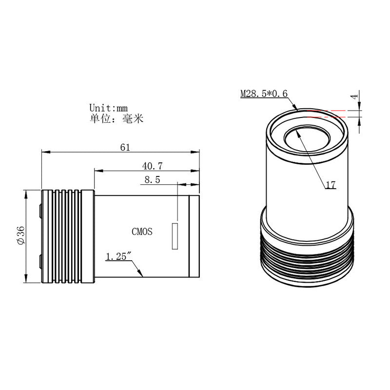ZWO ASI 174MM Mini Mono • Cámara de Autoguiado y Solar