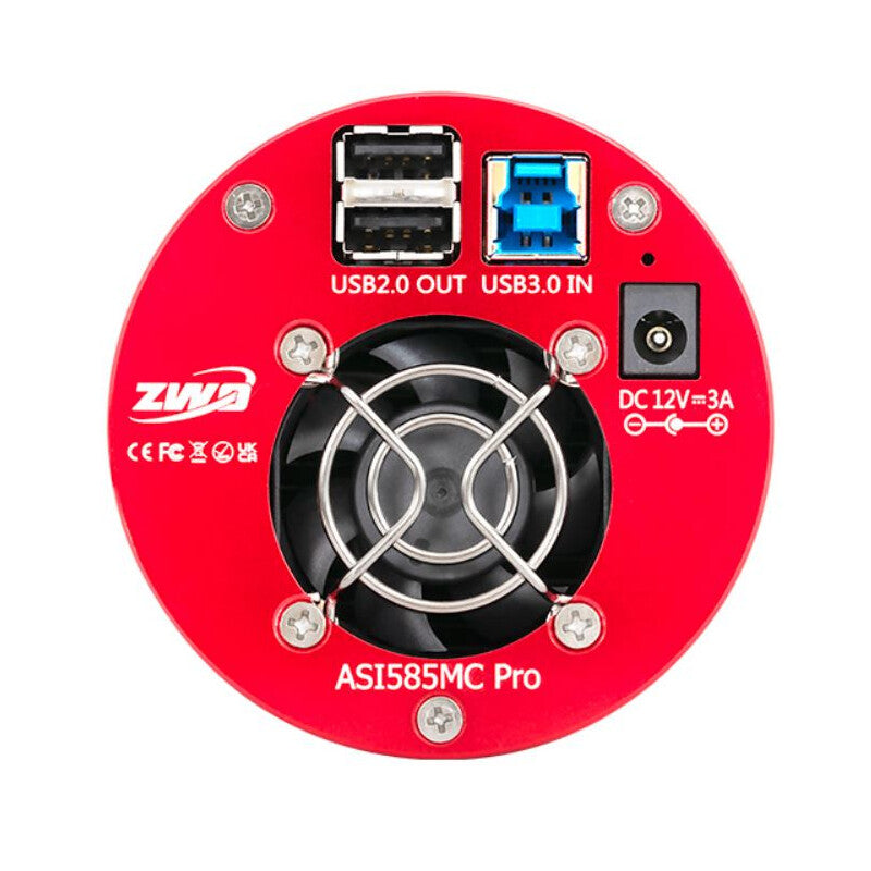 ZWO ASI 585MC Pro Color • Cámara Astronómica Refrigerada