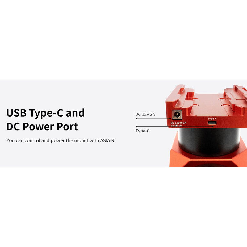 ZWO Mount AM5N Harmonic Equatorial + Trípode TC40 – Montura ultra portátil para astrofotografía avanzada