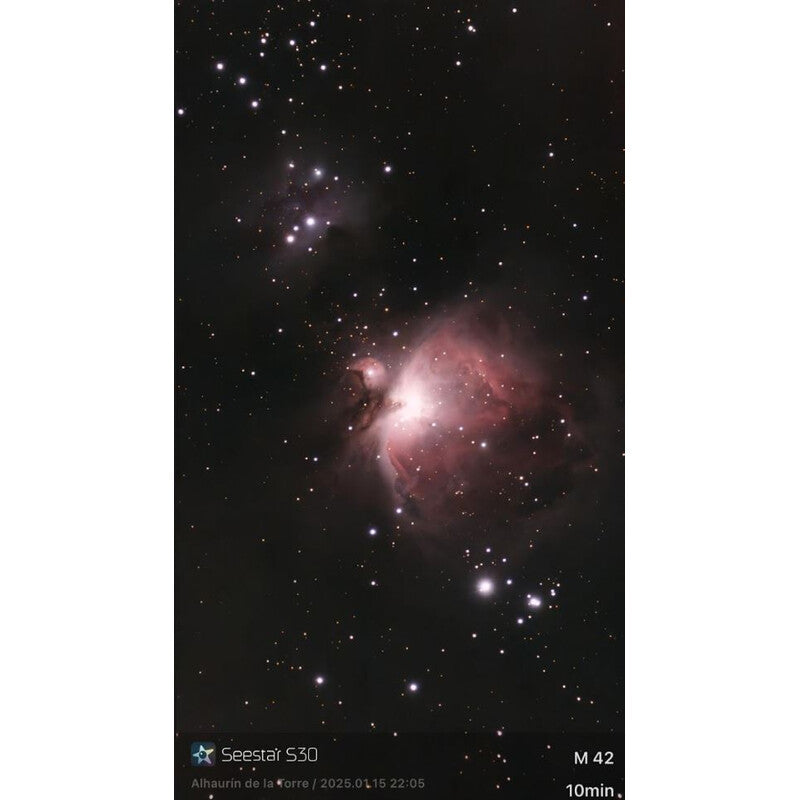 ZWO Seestar S30 – Telescopio inteligente portátil para astrofotografía y observación