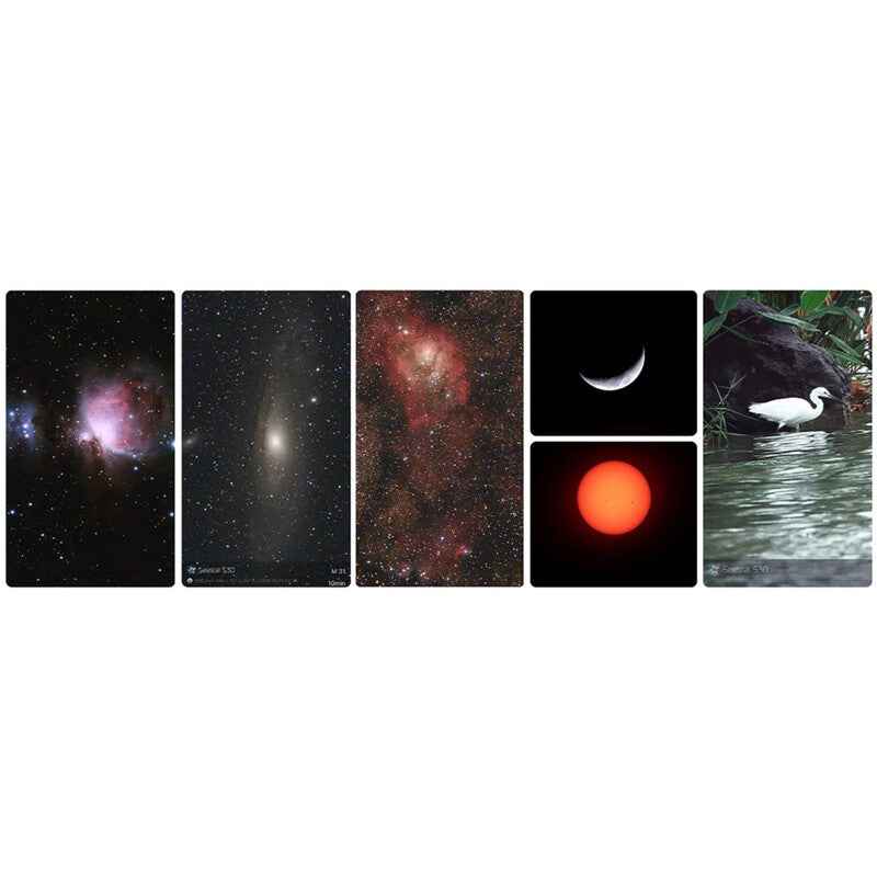 ZWO Seestar S30 – Telescopio inteligente portátil para astrofotografía y observación