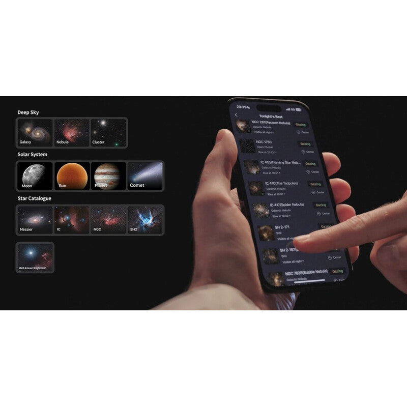 ZWO Seestar S30 – Telescopio inteligente portátil para astrofotografía y observación