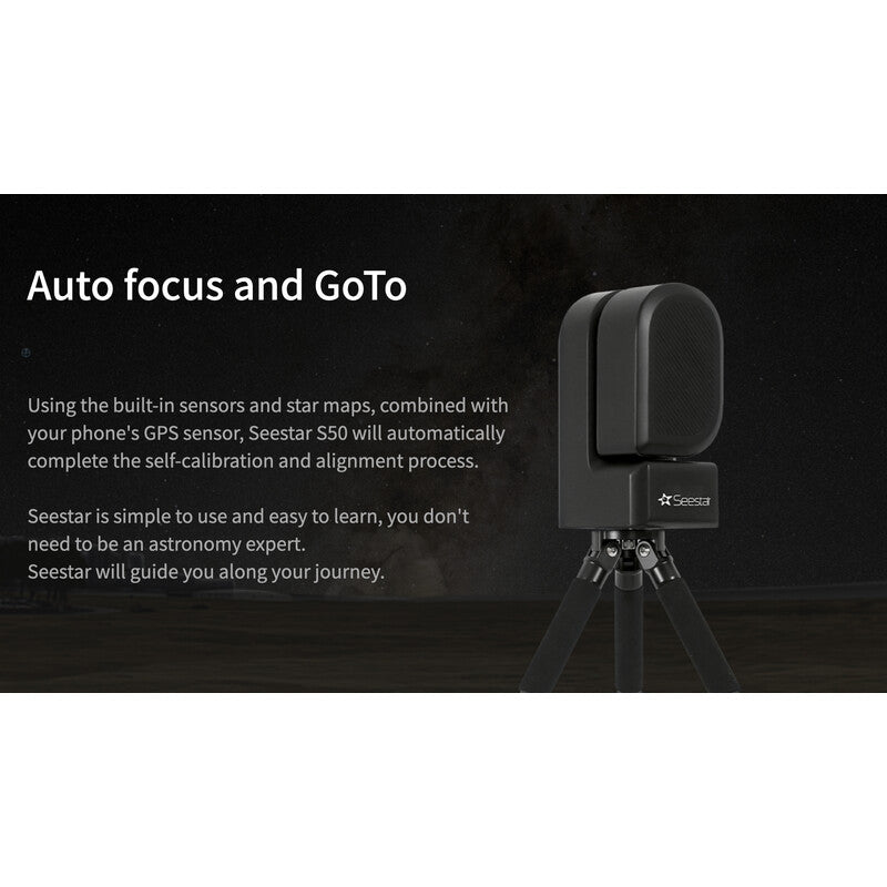 ZWO Seestar S50 • Telescopio Inteligente Portátil WiFi